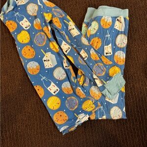 Little Sleepies Blue Milk & Cookies Pajama Bottoms